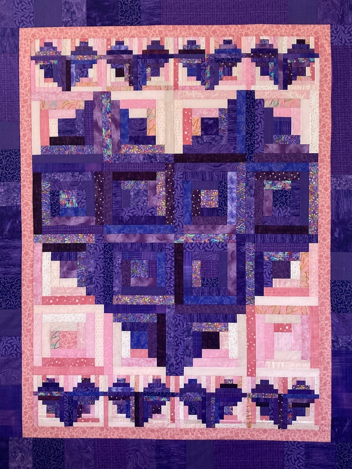 I Heart ♥ Log Cabin Quilt